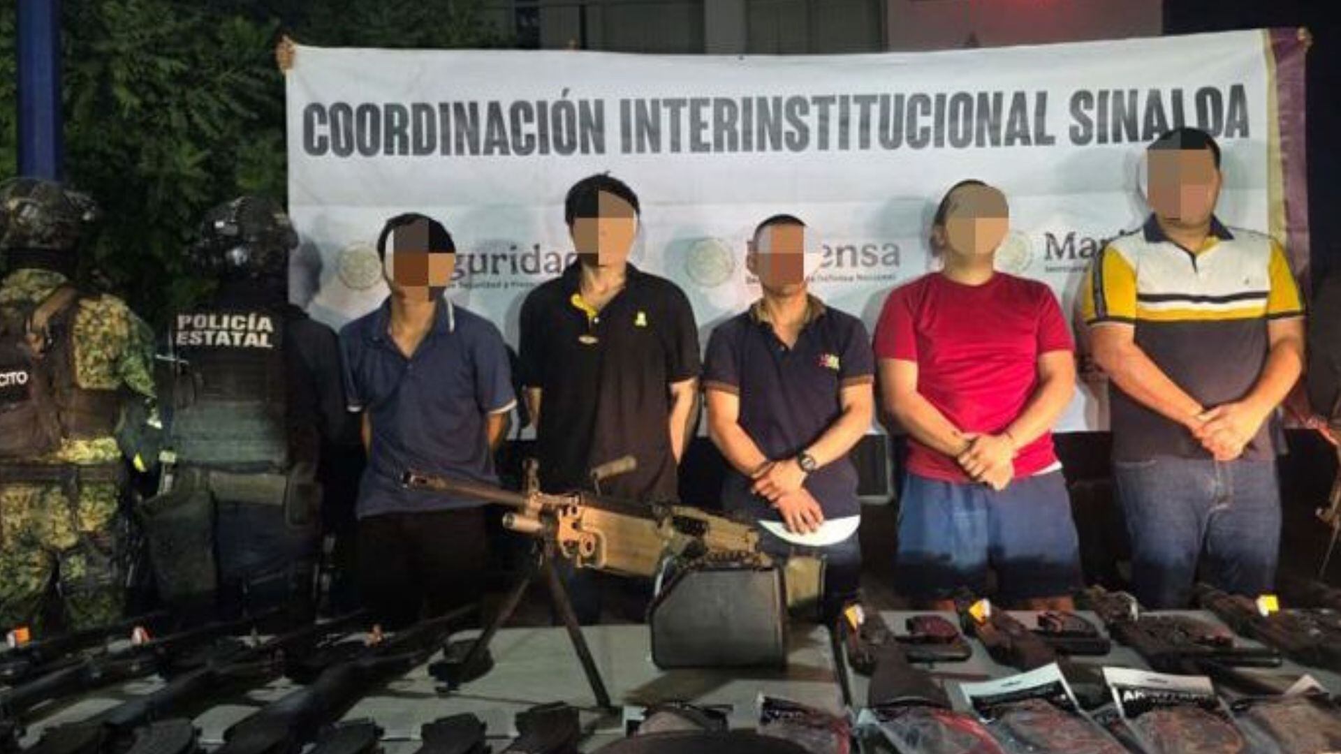 Decomisan 25 explosivos durante operativo en Culiacán: hay cinco detenidos y un abatido