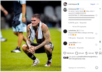 La emoción de Tini y el mensaje a Rodrigo De Paul por el pase a la final