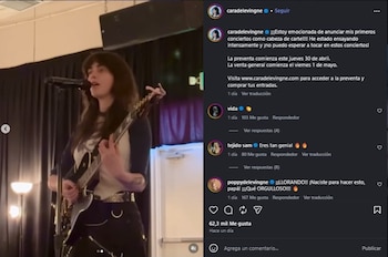 Cara Delevingne dio a conocer que realizará su primera gira como cantante. (Instagram)