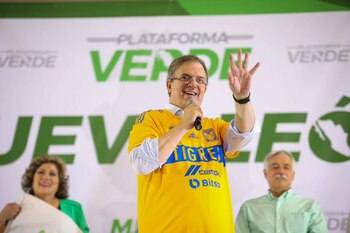 El canciller Marcelo Ebrard visitó