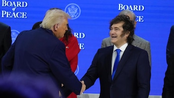 El presidente Javier Milei encaró