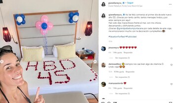 Gianella Neyra celebra su cumpleaños en Punta Cana. (Foto: Instagram)