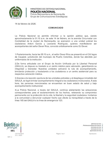 La Policía Nacional informó detalles