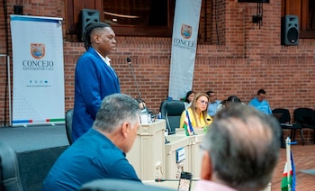 El secretario de Seguridad defendió ante el Concejo Distrital el enfoque técnico de la estrategia de seguridad. - crédito Alcaldía de Santiago de Cali