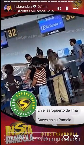 Christian Cueva y Pamela López