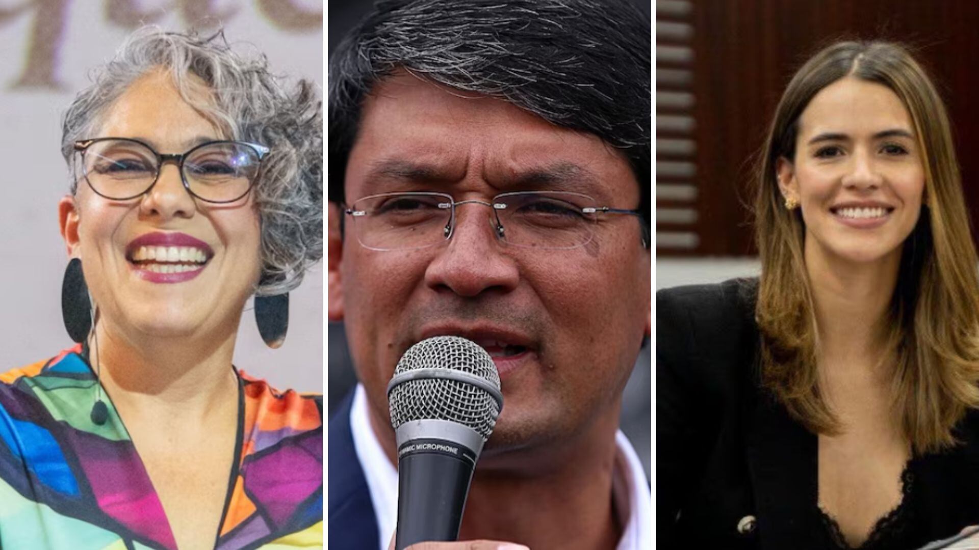 María José Pizarro, Camilo Romero y Mafe Carrascal resaltaron que la llegada de Luis Gilberto Murillo a campaña de Iván Cepeda - crédito @PizarroMariaJo/X - Colprensa - @MafeCarrascal/X