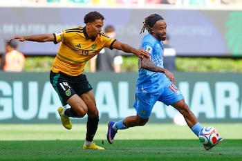 El cuadro africano se impuso a Jamaica en el encuentro de la repesca para obtener su boleto a la Copa del Mundo. (EFE/Francisco Guasco)