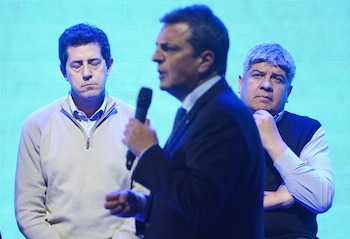 Sergio Massa, en el acto