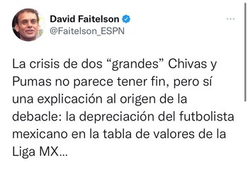El mensaje de Faitelson en