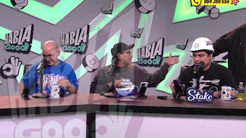 Curwen en streaming ‘Habla Good’ tras el ampay de su novia Carla Campos. YouTube: Todo Good.