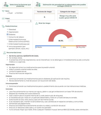 Así se vería la calculadora