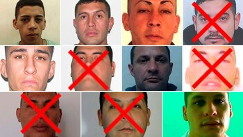 Seis de los presos permanecen