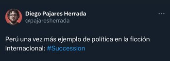Succession menciona a Perú en