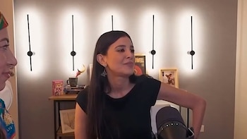 Andrea Rincón contando su relación con Julieta Ortega