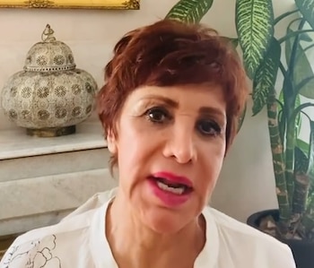 La actriz se encuentra hospitalizada