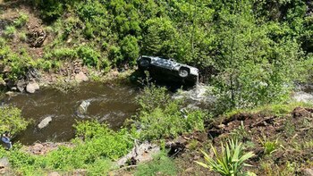 Garrett pasó la noche al