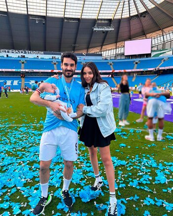 Ilkay Gundogan con Sara Arfaoui