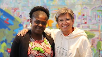 Claudia López se reunió con