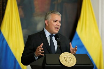 El presidente de Colombia, Iván Duque, en una fotografía de archivo. EFE/ Mauricio Dueñas Castañeda