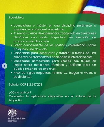 El puesto implica trabajo híbrido