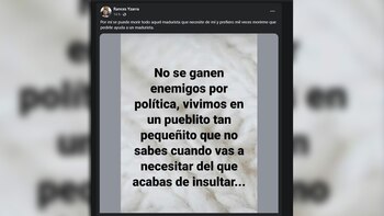 Uno de los mensajes que