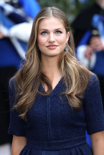 La princesa Leonor, a su