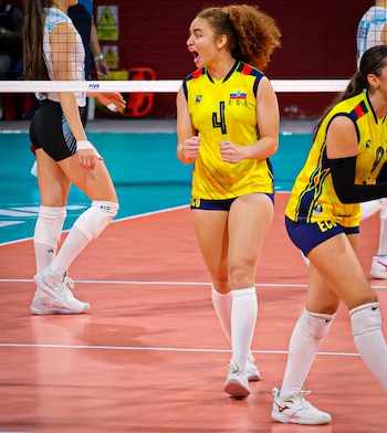 Xiomara es la máxima figura de la selección de Ecuador en esta Copa Sudamericana de vóley 2026.