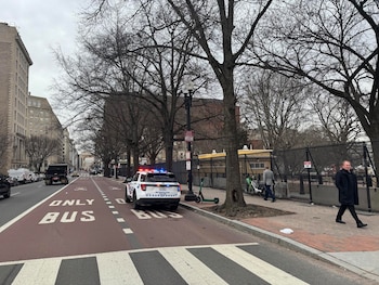 Un vehículo de la Policía