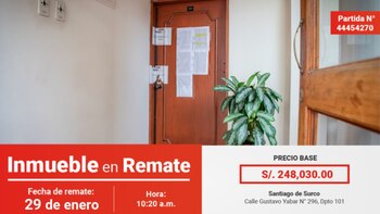 Remate de inmuebles 2024 por