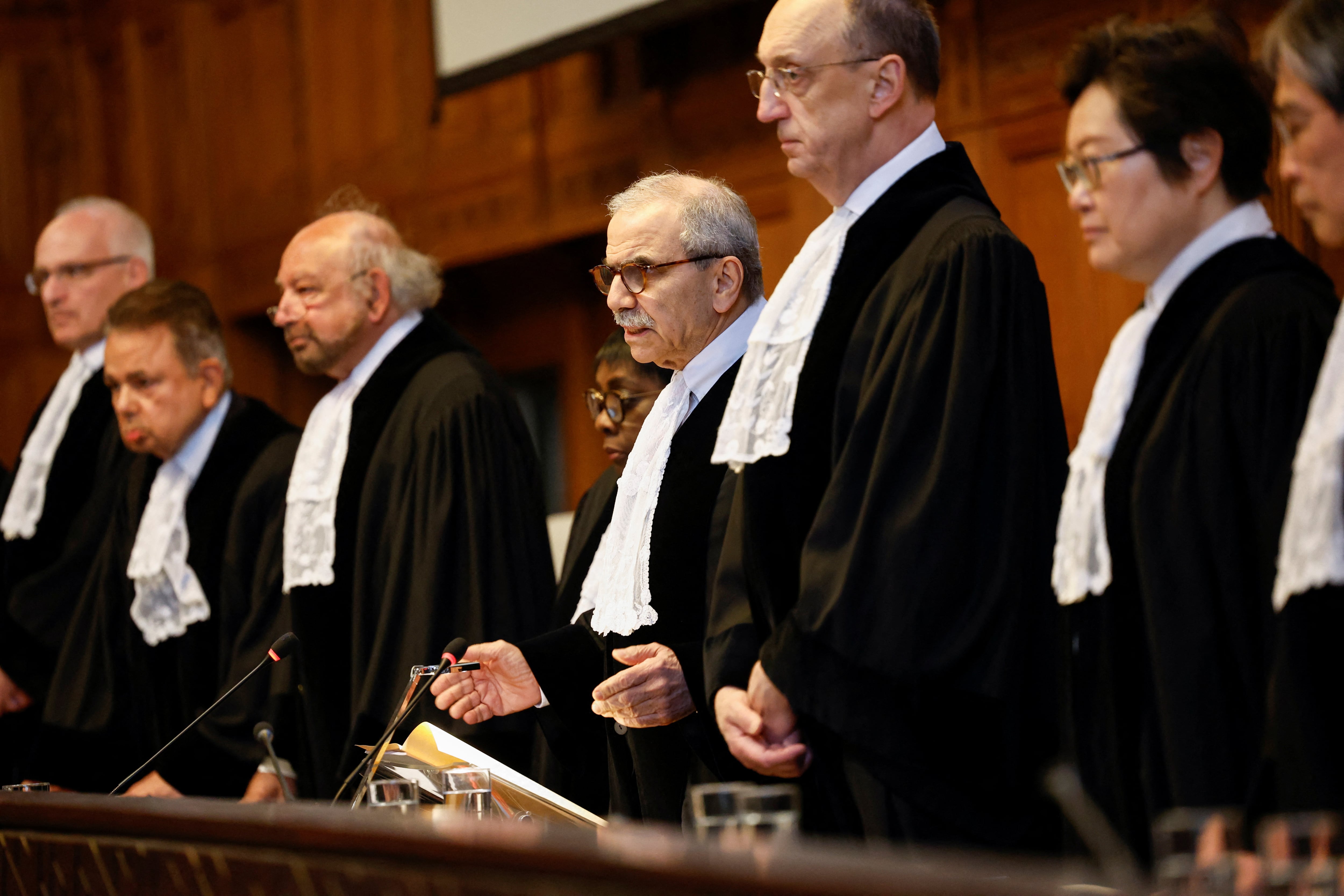 Las objeciones preliminares de Alemania sobre la jurisdicción de la Corte Internacional de Justicia y la admisibilidad de la demanda definirán si el caso avanza al análisis de fondo. (REUTERS/Piroschka van de Wouw)