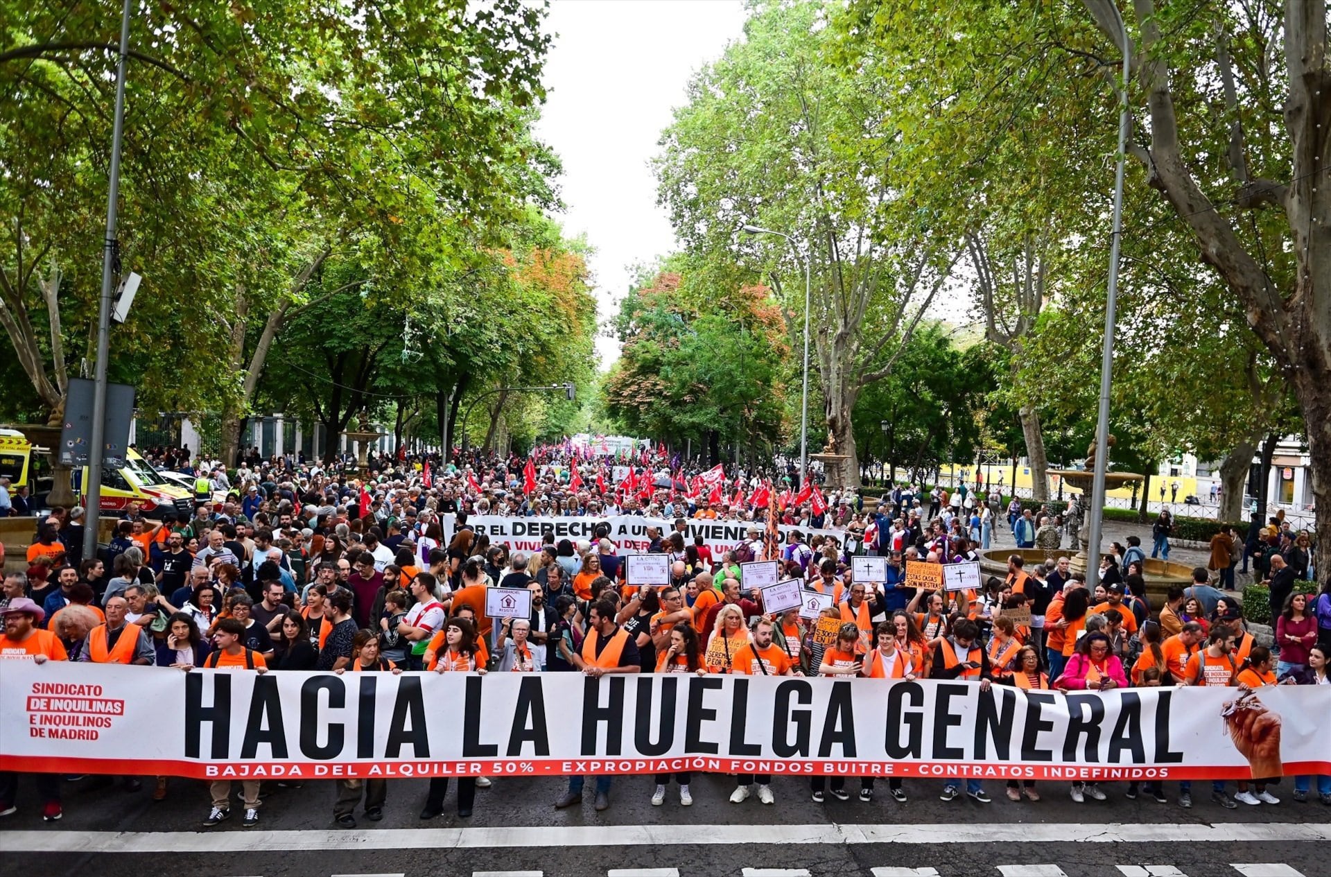 Manifestación por la vivienda en Madrid (Europa Press)