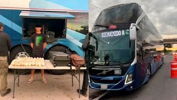 Detienen en Sinaloa a joven que llevaba casi 14 kilos de metanfetamina escondidos en una maleta dentro de un autobús