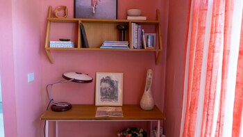 Su espacio de trabajo, decorado