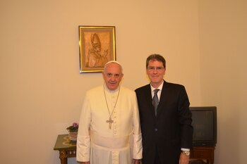 El Papa Francisco, con el