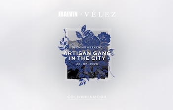 J Balvin llevará la identidad colombiana a la pasarela de Colombiamoda con “Artisan Gang in The City” - crédito cortesía Vélez