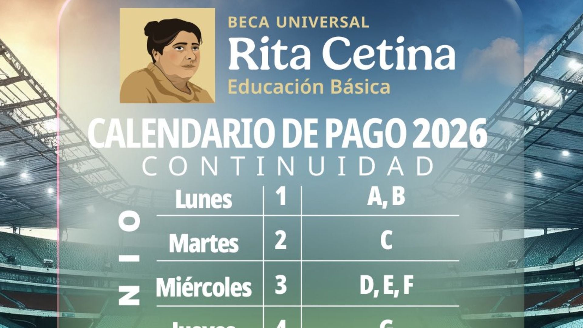 Los pagos de la Beca Rita Cetina comenzaron a distribuirse este lunes 1 de junio (X@Julio_LeonT)