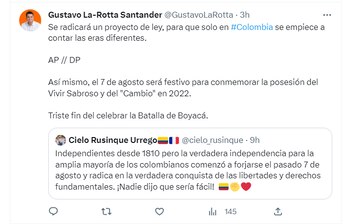 Gustavo La-Rotta respondió con sarcasmo