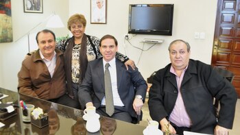 Gerardo Montenegro (a la izquierda)