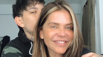 Nazarena Vélez celebró los 26 de su hijo Chino con una foto retro junto a Daniel Agostini: “Siempre voy a estar”