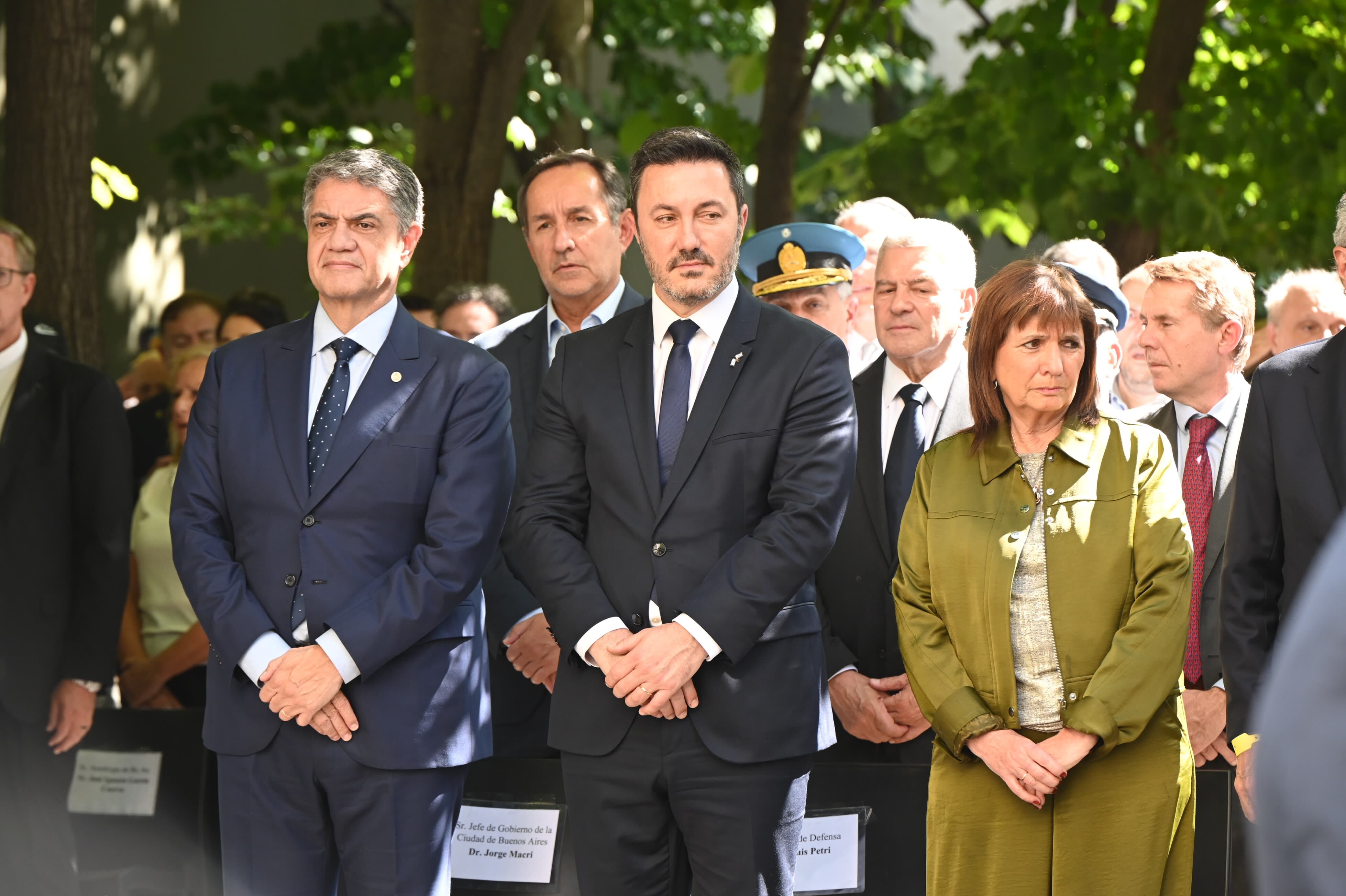 Jorge Macri, Luis Petri y Patricia Bullrich
