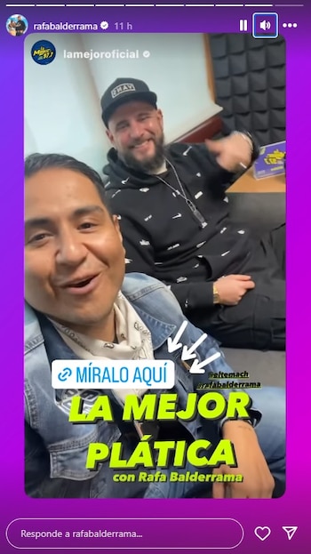 El influencer concedió una entrevista