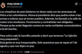 La precandidata presidencial afirmó que