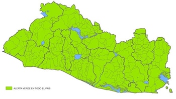 El Salvador se mantiene en alerta verde por lluvias y oleaje incrementado ante la influencia de una vaguada y la llegada de nuevas ondas tropicales. (Imagen: Ministerio de Medio Ambiente)