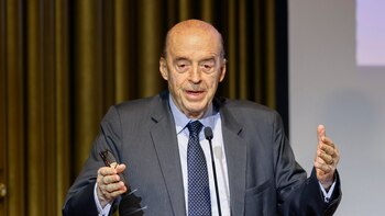 El canciller colombiano y un