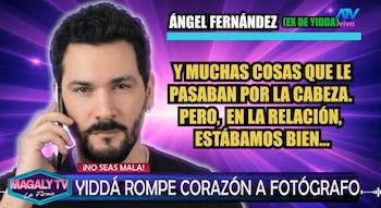 Ángel Fernández revela cómo terminó su relación con Yiddá Eslava: “Le metí las ganas para que durara”. Captura: Magaly TV La Firme.