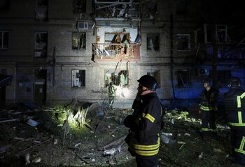 Un ataque con cuatro misiles