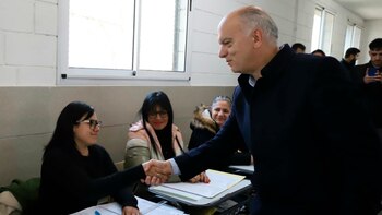 Néstor Grindetti, en el momento