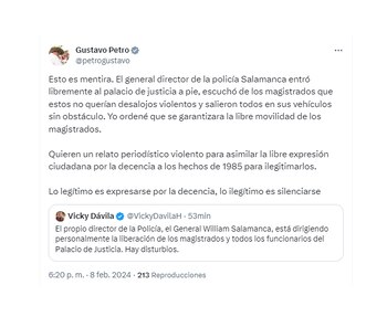 El presidente aseguró que los