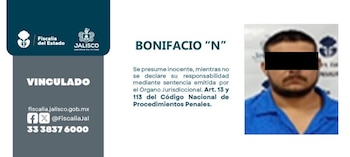 Por abusar de tres menores en Tonalá, Bonifacio “N” fue vinculado a proceso y enviado a prisión. Crédito: Fiscalía de Jalisco