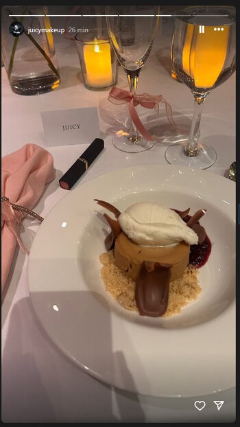 El postre incluyó cheesecake de